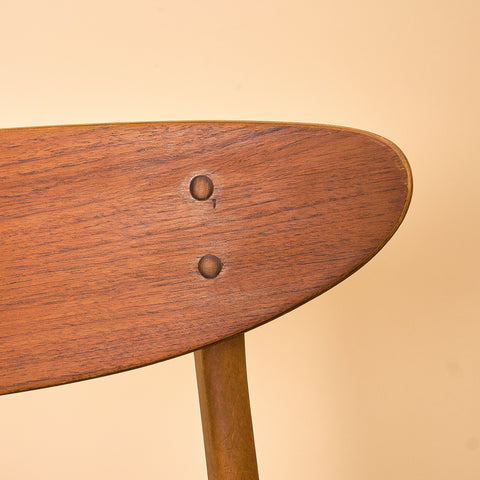 Danish dining chairs in teak & beech by Farstrup, model '210'
