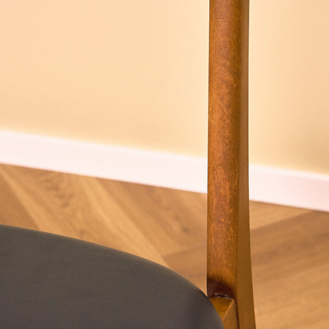 Danish dining chairs in teak & beech by Farstrup, model '210'