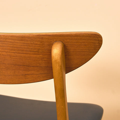 Danish dining chairs in teak & beech by Farstrup, model '210'