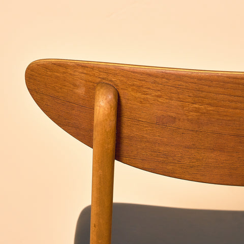 Danish dining chairs in teak & beech by Farstrup, model '210'
