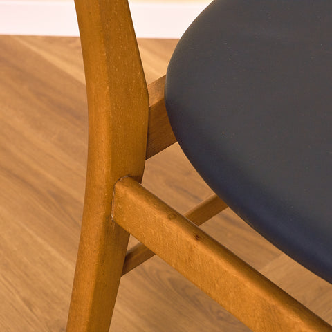 Danish dining chairs in teak & beech by Farstrup, model '210'