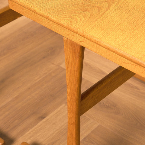 Danish set of nest of tables in oak by Vildbjerg Mobelfabrik