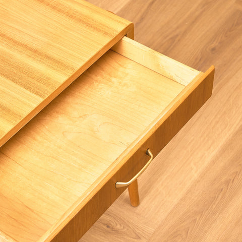 Swedish bedside table in beech