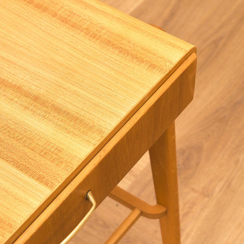 Swedish bedside table in beech
