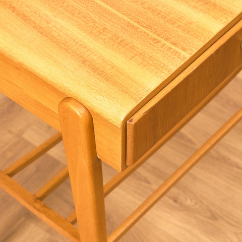 Swedish bedside table in beech