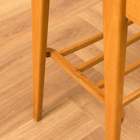 Swedish bedside table in beech