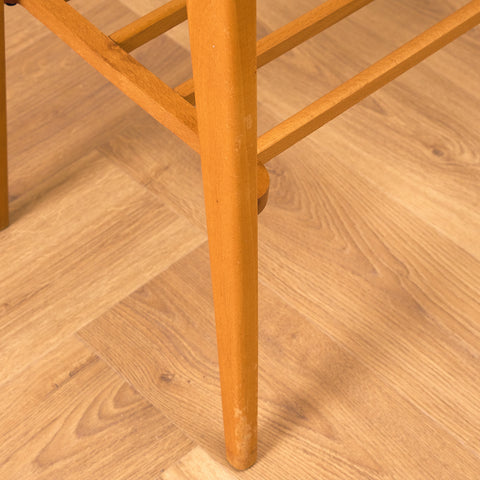 Swedish bedside table in beech