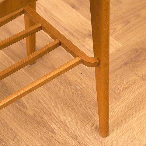 Swedish bedside table in beech