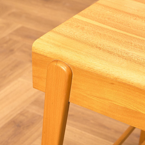 Swedish bedside table in beech