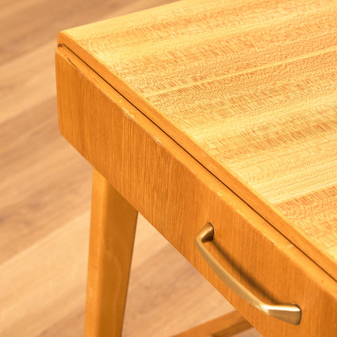 Swedish bedside table in beech
