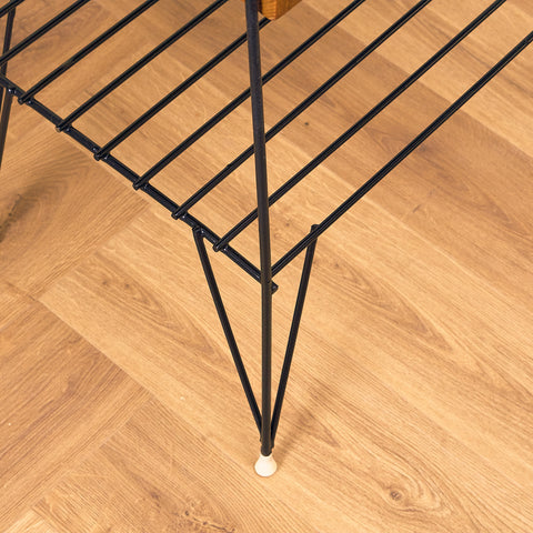 Swedish bedside table in teak