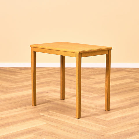 Swedish side table in oak