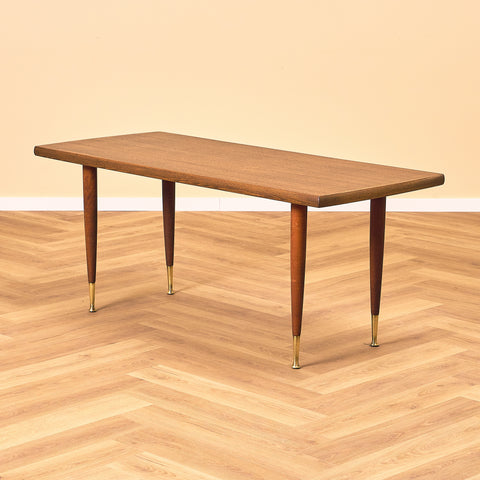 Swedish coffee table in teak by Alberts, Tibro