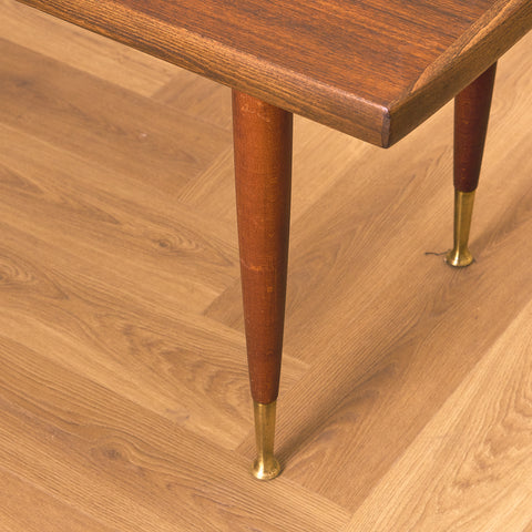 Swedish coffee table in teak by Alberts, Tibro