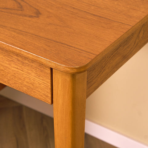 Swedish writing desk in teak and beech