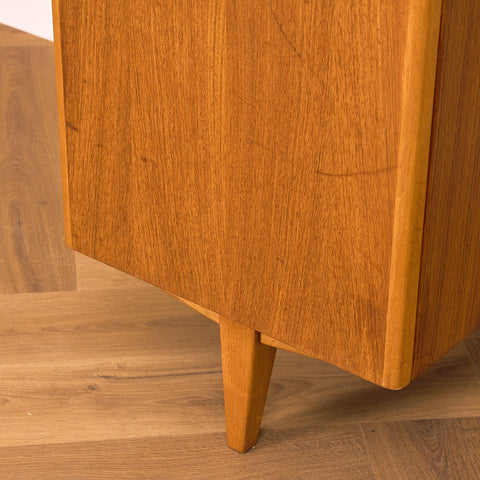 Swedish writing desk in teak and beech