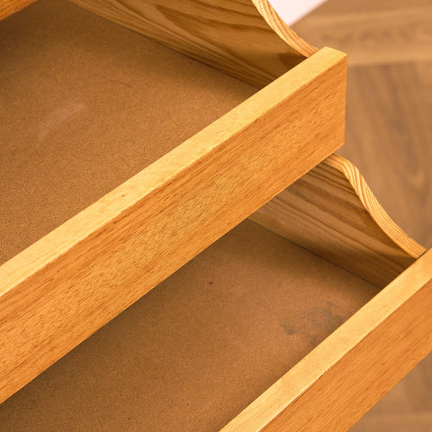 Swedish writing desk in teak and beech