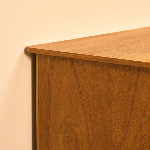 Swedish writing desk in teak and beech