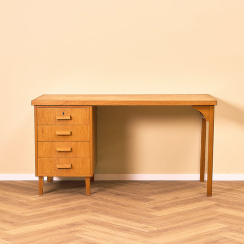 Swedish writing desk in teak