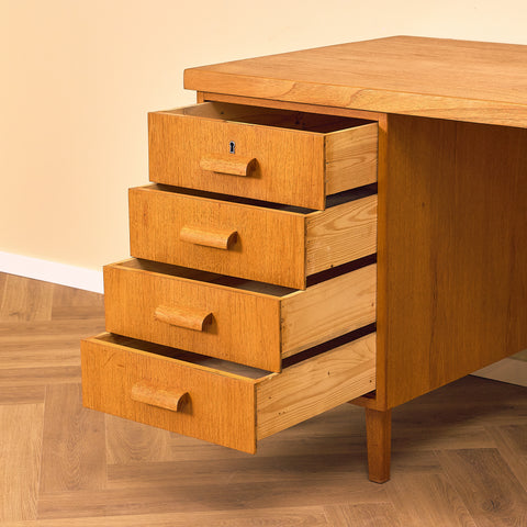 Swedish writing desk in teak