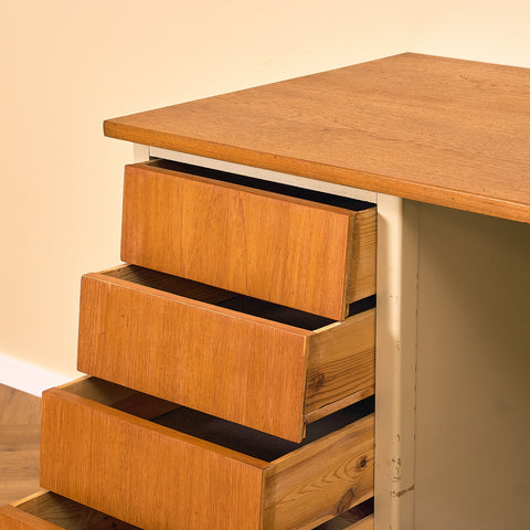 Swedish writing desk in teak