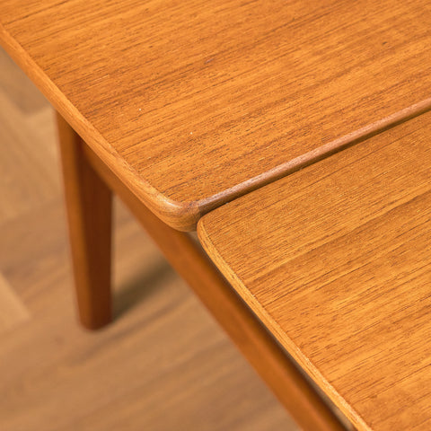 Swedish foldable coffee table in teak