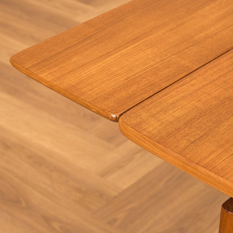 Swedish foldable coffee table in teak