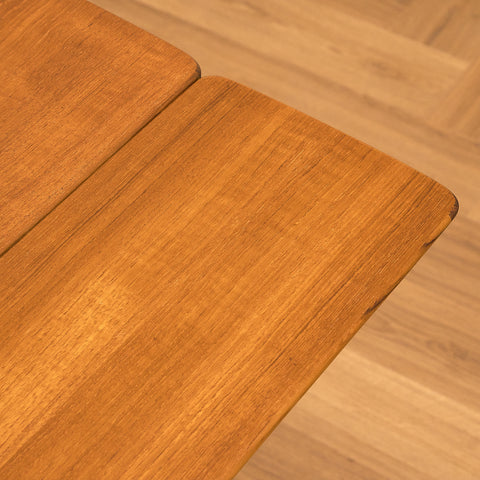 Swedish foldable coffee table in teak