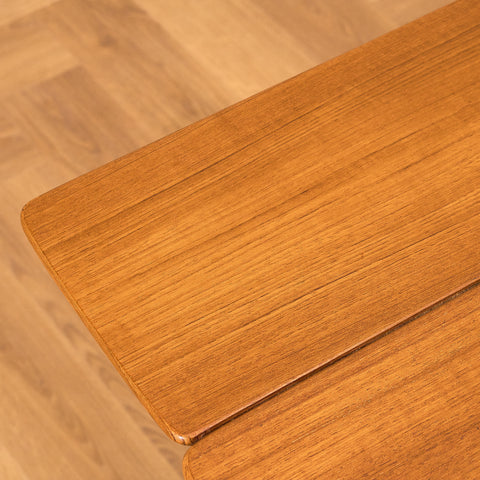 Swedish foldable coffee table in teak