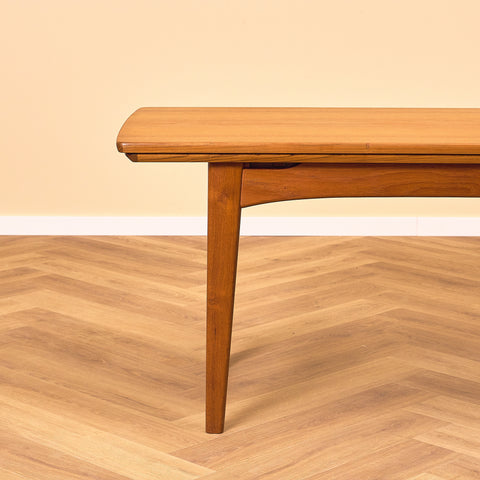 Swedish foldable coffee table in teak