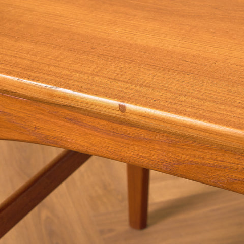 Swedish foldable coffee table in teak