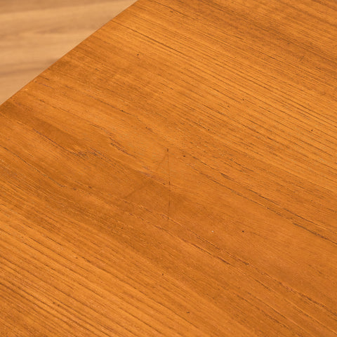 Swedish foldable coffee table in teak