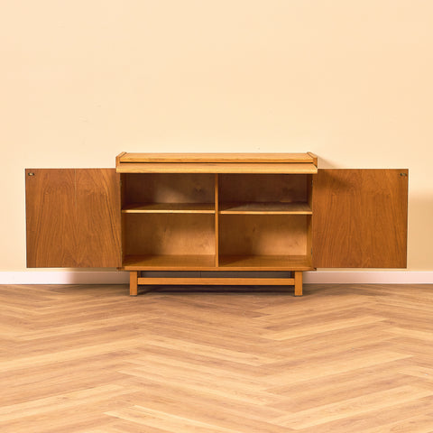 Swedish sideboard in teak and beech