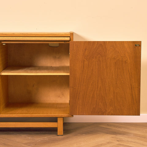 Swedish sideboard in teak and beech