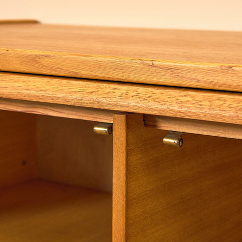 Swedish sideboard in teak and beech