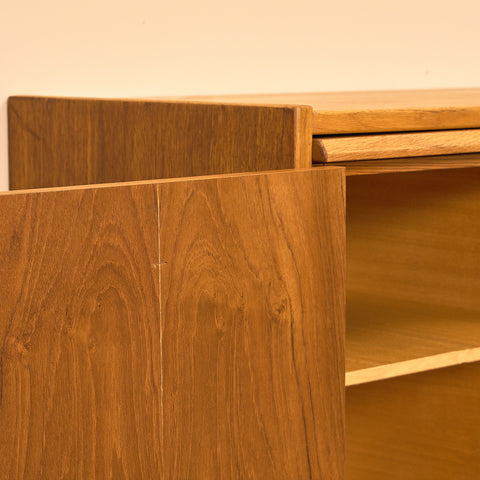 Swedish sideboard in teak and beech
