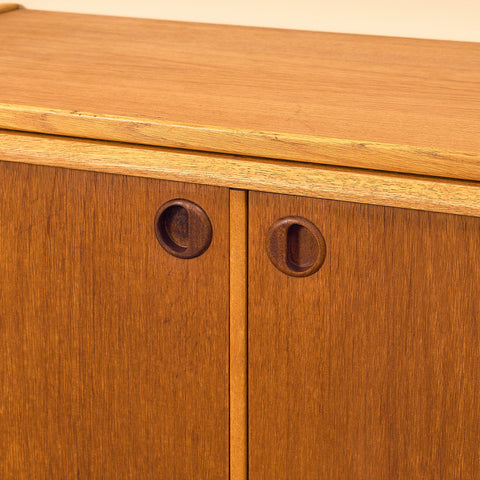 Swedish sideboard in teak and beech