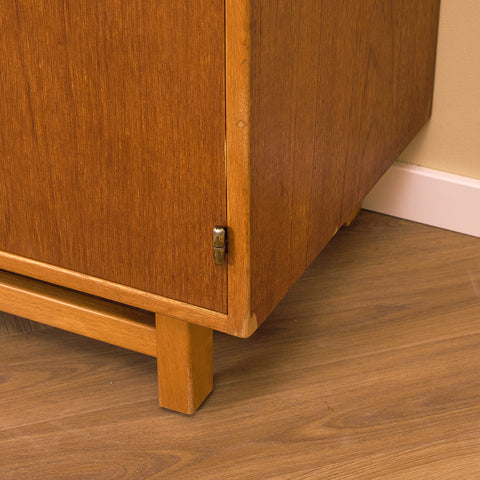 Swedish sideboard in teak and beech
