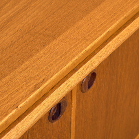 Swedish sideboard in teak and beech