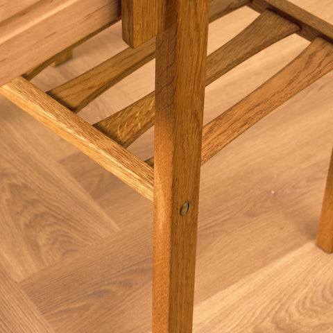 Swedish bedside tables in oak