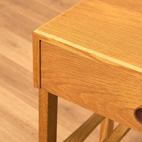 Swedish bedside tables in oak