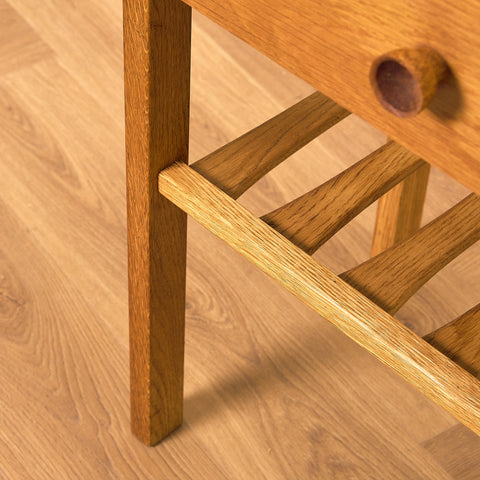 Swedish bedside tables in oak