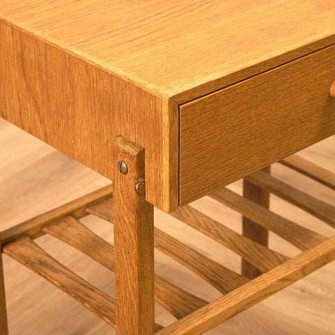 Swedish bedside tables in oak
