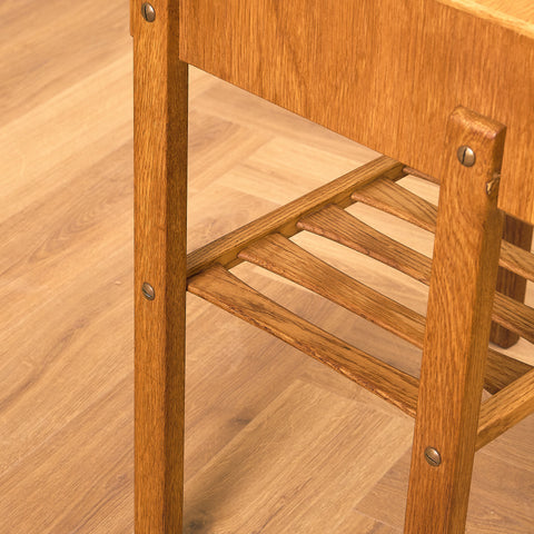 Swedish bedside tables in oak