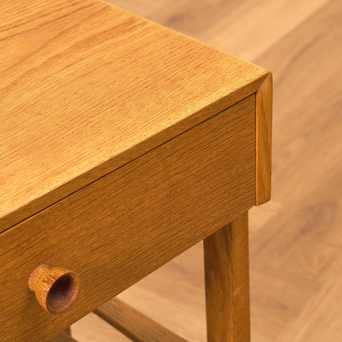 Swedish bedside tables in oak