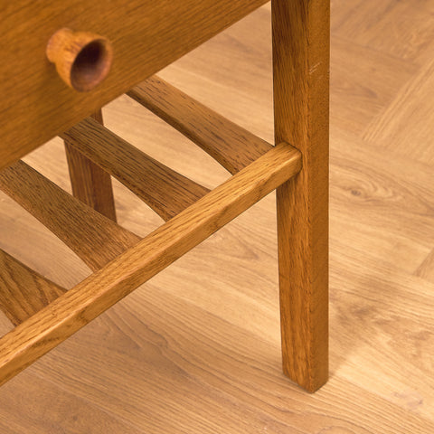 Swedish bedside tables in oak