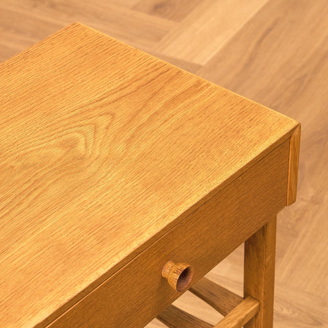 Swedish bedside tables in oak