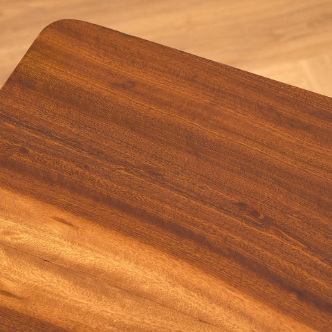 Swedish side table in mahogany and beech by Svensk Möbelindustri