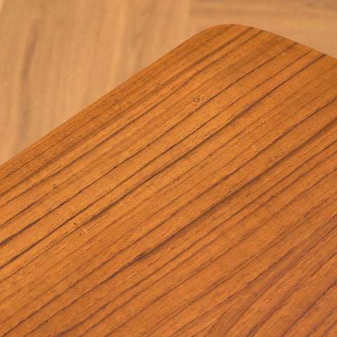 Side table in teak and beech