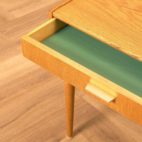 Swedish side table in oak